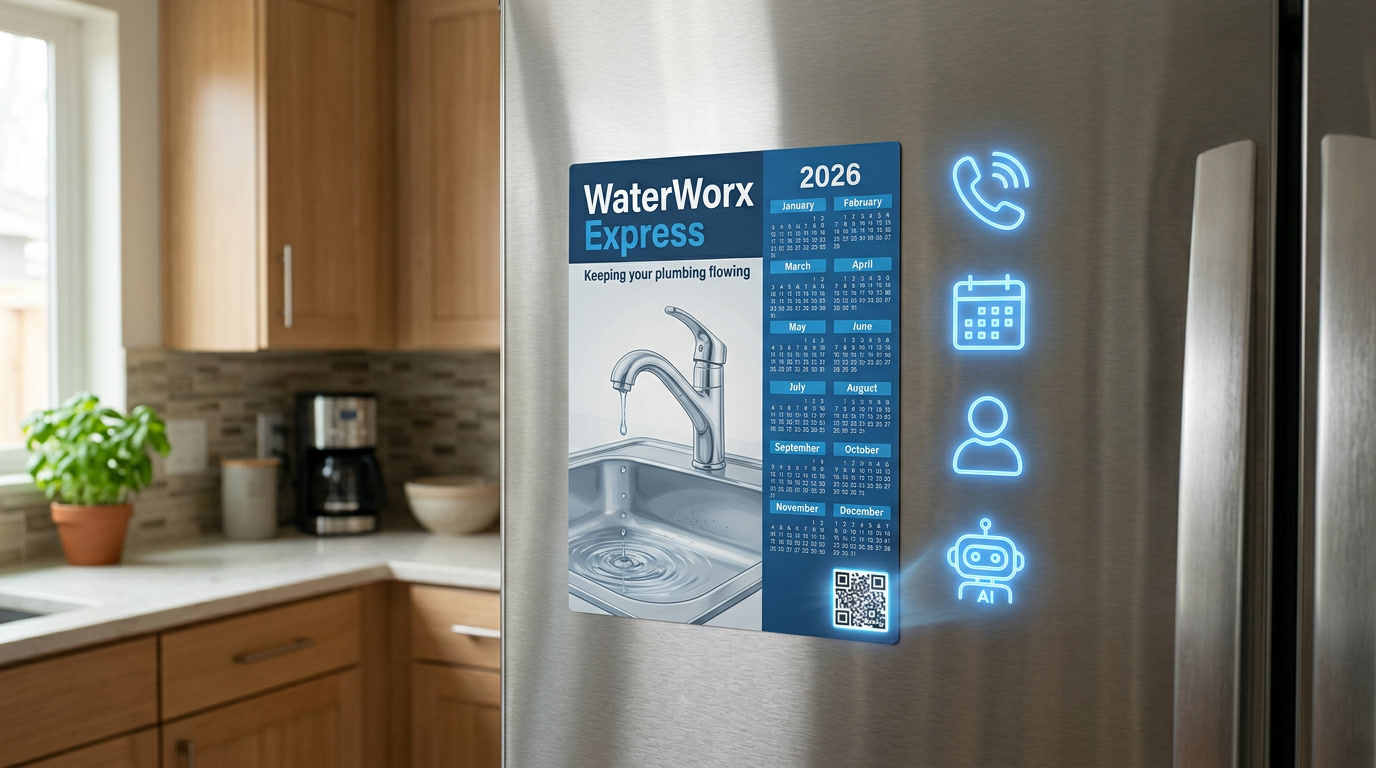 Interactive Fridge Magnet - Home Services 1 Interactive Fridge Magnet