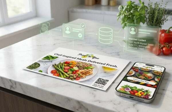 Meal kit postcard