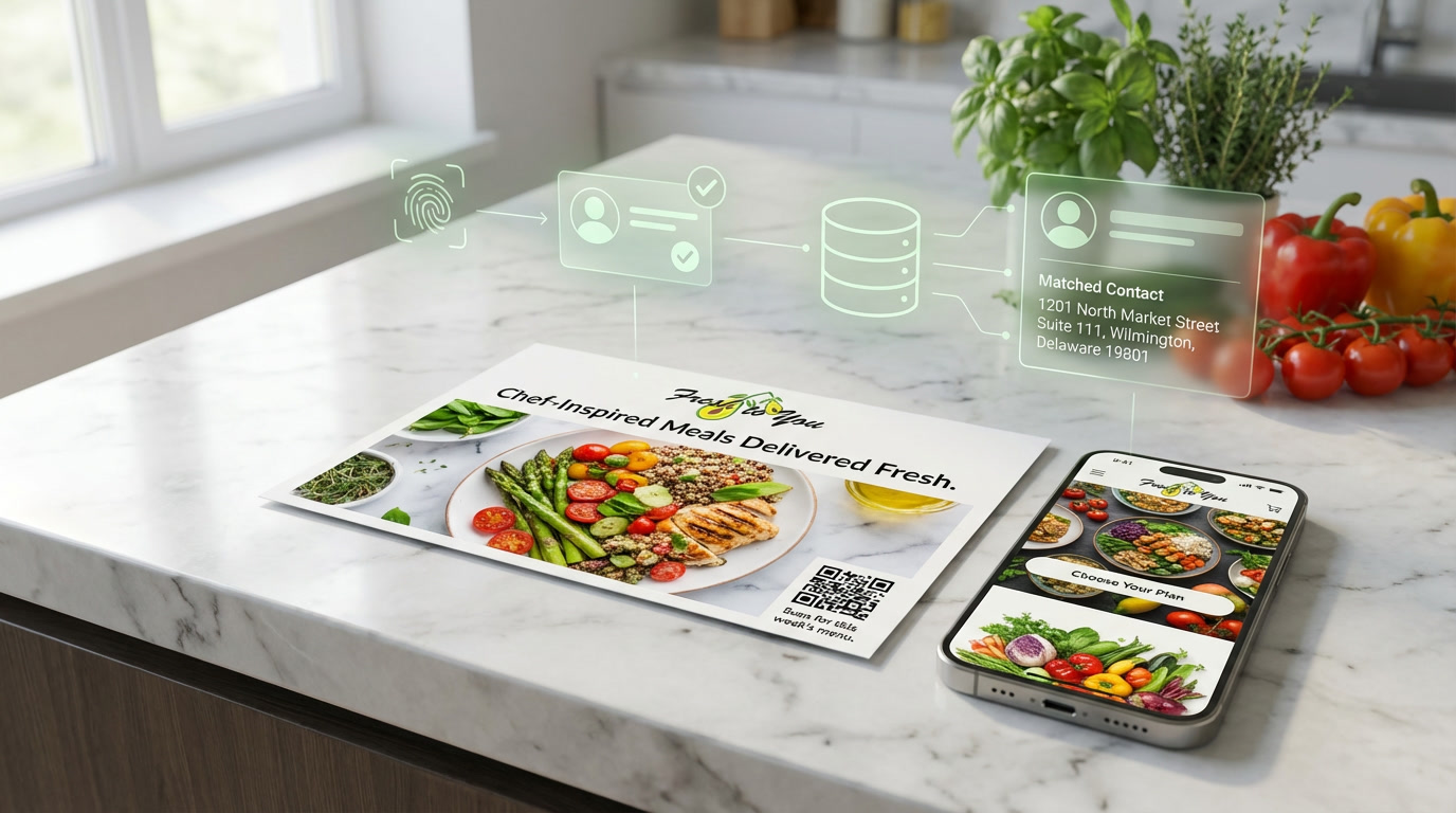Meal Kit Postcard
